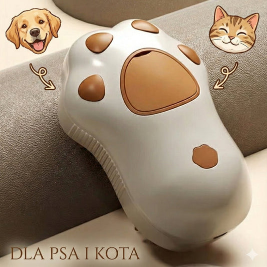 🎁 Parowa szczotka kąpielowa dla psa i kota (Discount) - CutePET